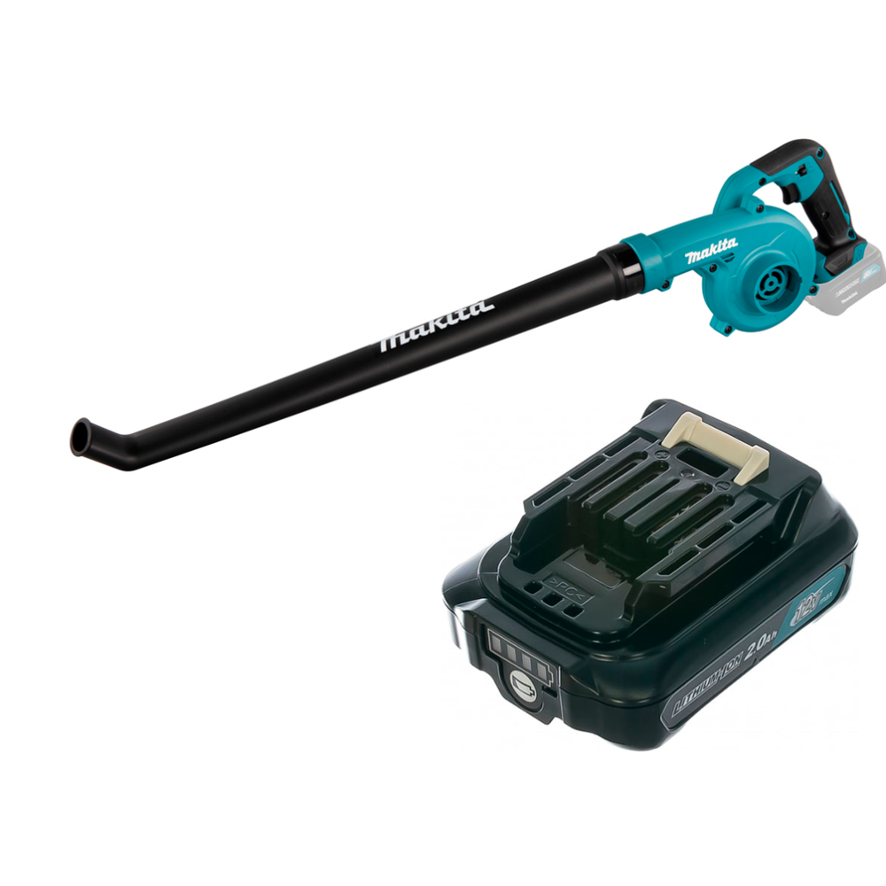 Набор: аккумуляторный воздуходув Makita UB101DZ + аккумулятор Makita 197396-9