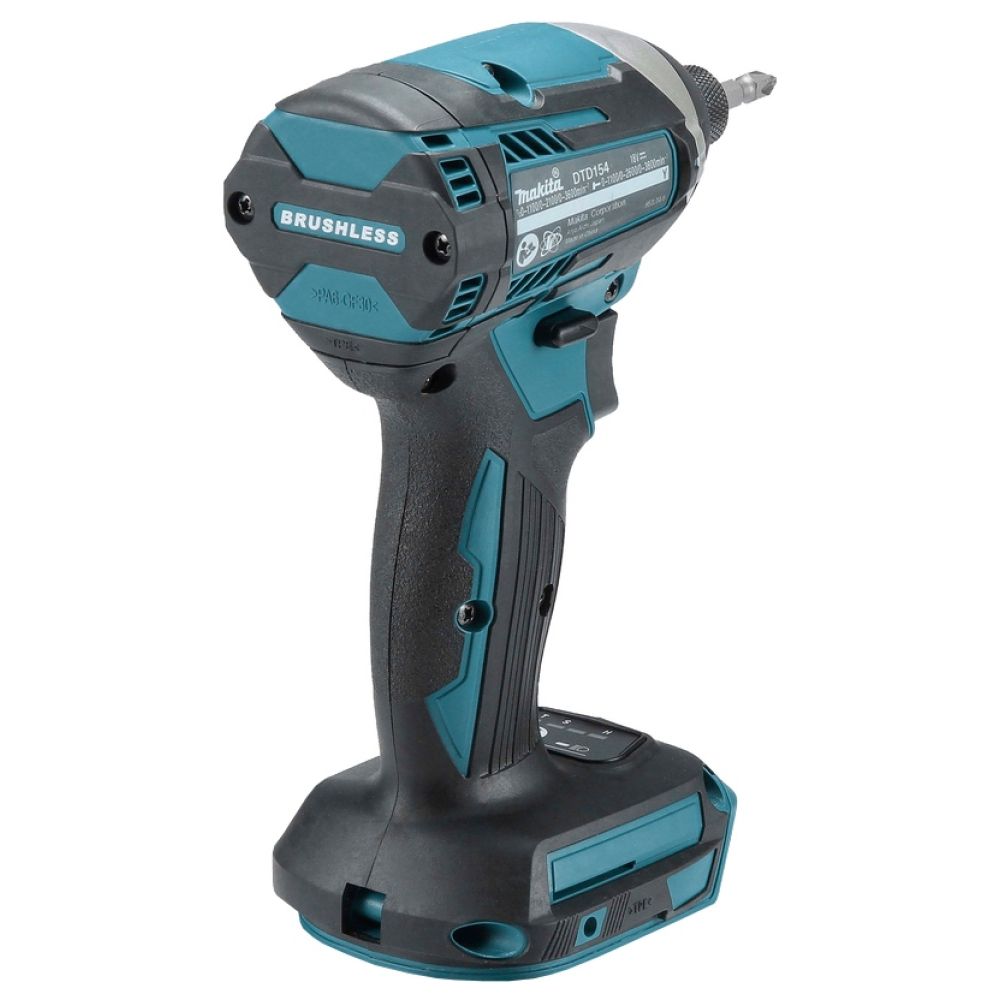 Аккумуляторный шуруповерт Makita DTD154RFE, 175 Нм, 3800 уд/мин, с 2 АКБ 3 Ач и ЗУ, в кейсе