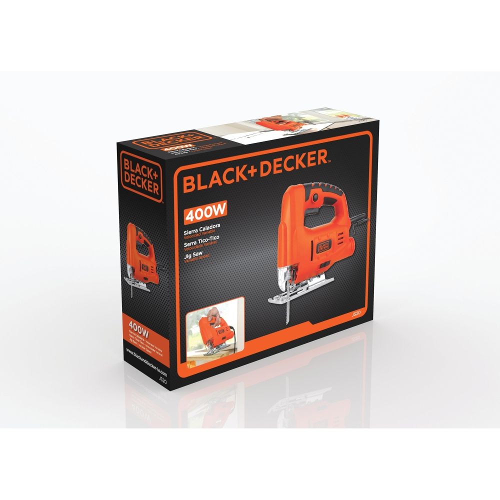 Лобзик BLACK+DECKER JS20, 400 Вт, 3200 ходов/мин