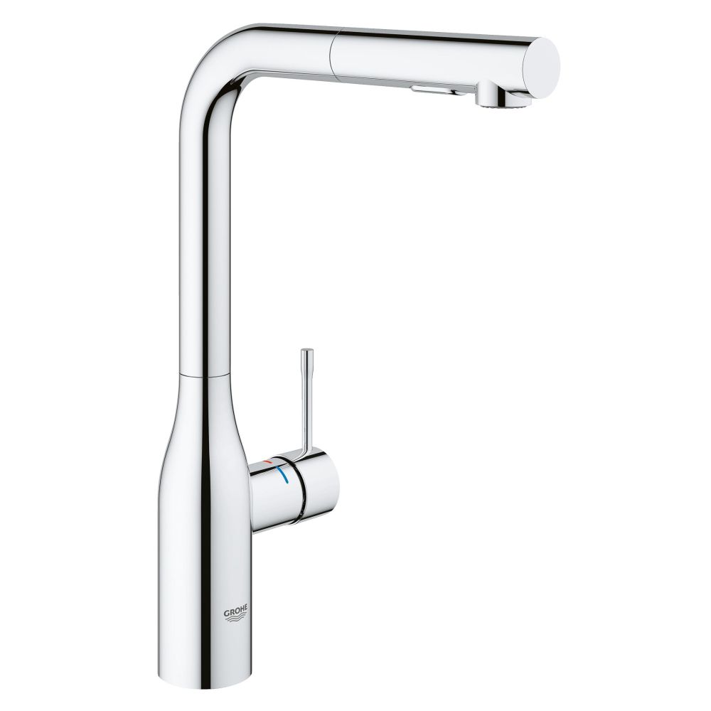 Смеситель для кухни GROHE Essence с вытяжным душем, хром (30270000)