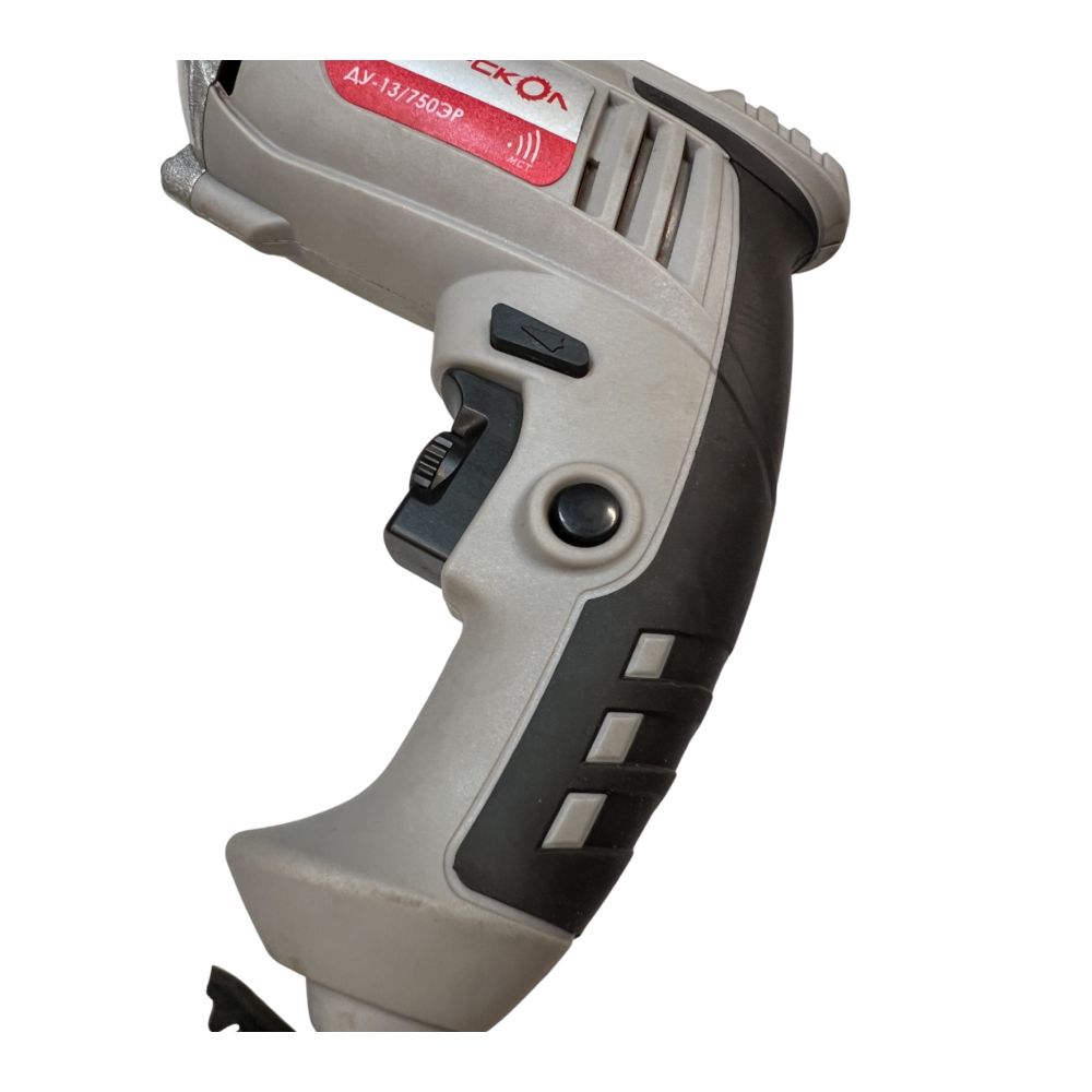 Ударная дрель ИНТЕРСКОЛ ДУ-13/750ЭР, 750 Вт, 2800 об/мин, 45000 уд/мин, (УЦЕНЕННЫЙ ТОВАР) (546.1.0.00/U)