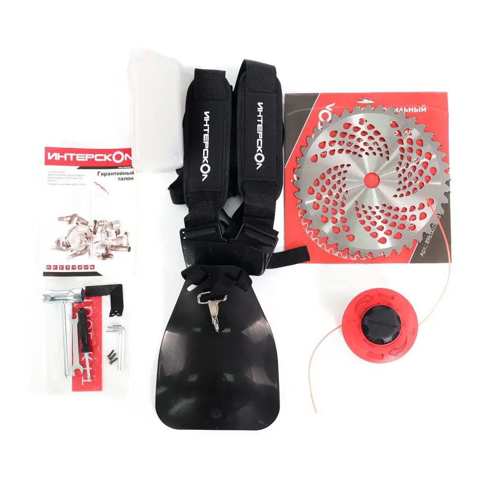 Кусторез бензиновый ИНТЕРСКОЛ КБ-44/43РВ, 1.4 кВт, 25.4 см, 7500 ход/мин (898.0.0.70)