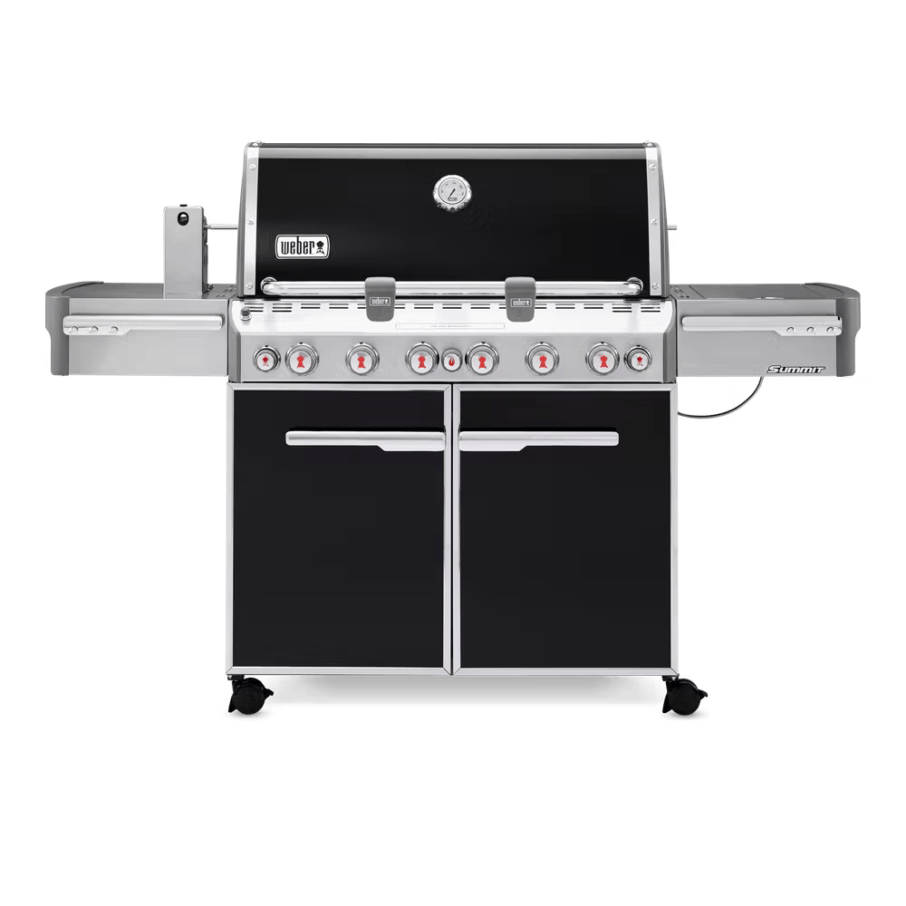 Газовый гриль Weber Summit E-670 GBS черный, 7371075