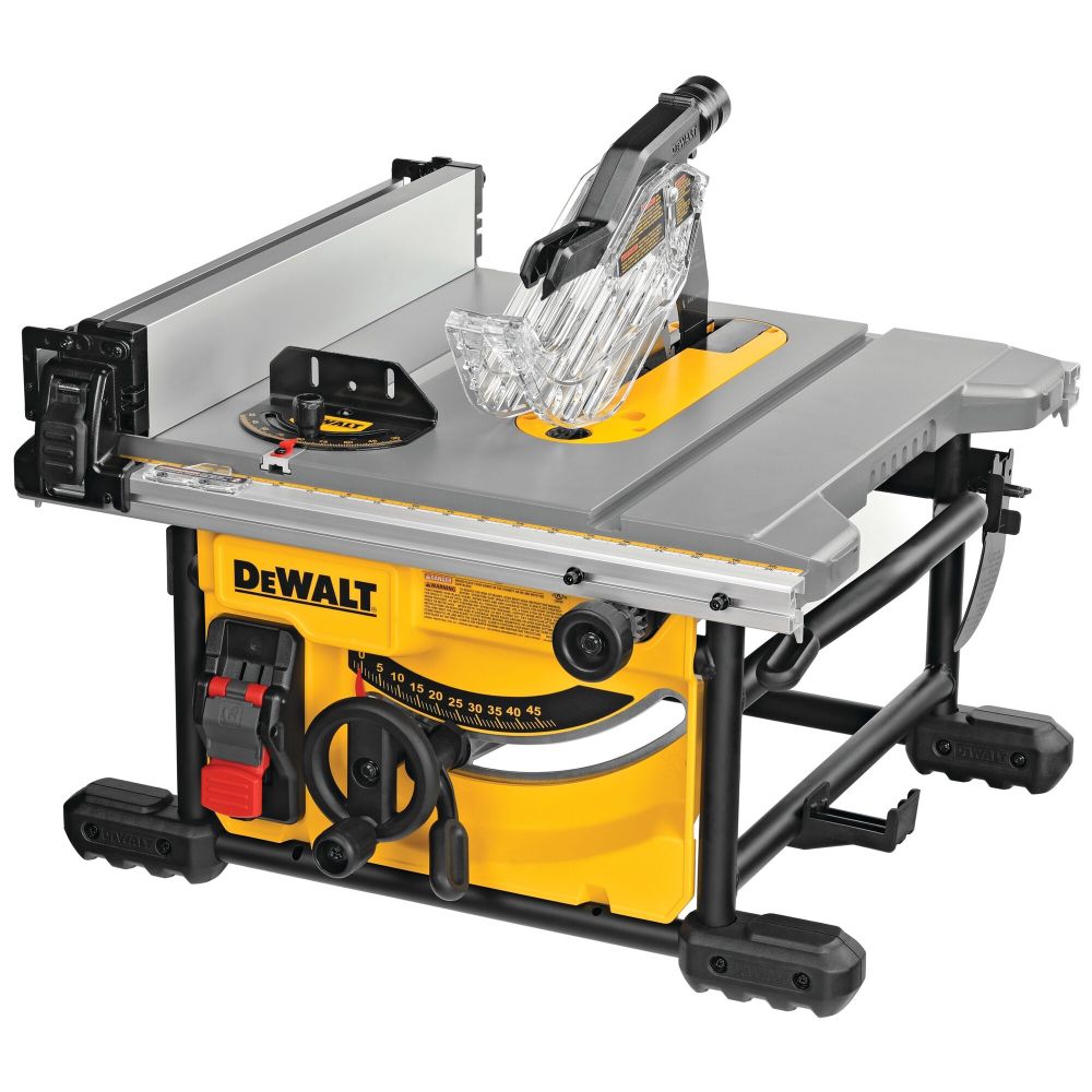 Дисковая настольная пила DEWALT DWE7485RS, 1850 Вт, 210 мм, 5800 об/мин, с подставкой на колесах (DWE7485RS-QS)