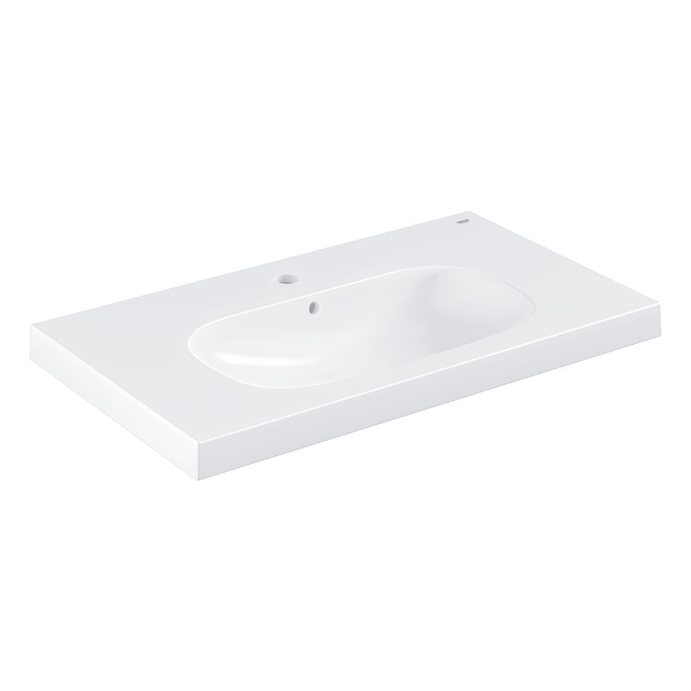 Раковина GROHE Euro Ceramic, накладная на столешницу 80 см,альпин-белый (3958400H)