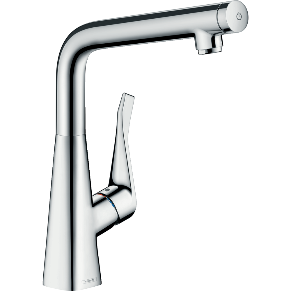 Смеситель для кухонной мойки hansgrohe Metris Select M71 320 14883000, хром