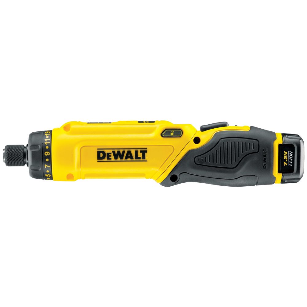 Аккумуляторная отвертка DEWALT DCF680G2, 7.2 В, 430 об/мин, с 2 АКБ 1 Ач и ЗУ, в кейсе (DCF680G2-QW)