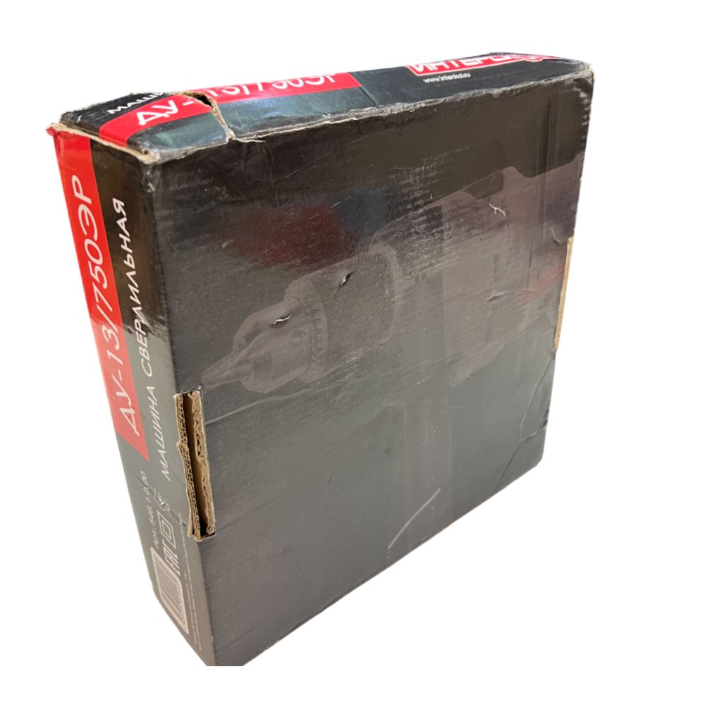 Ударная дрель ИНТЕРСКОЛ ДУ-13/750ЭР, 750 Вт, 2800 об/мин, 45000 уд/мин, (УЦЕНЕННЫЙ ТОВАР) (546.1.0.00/U)