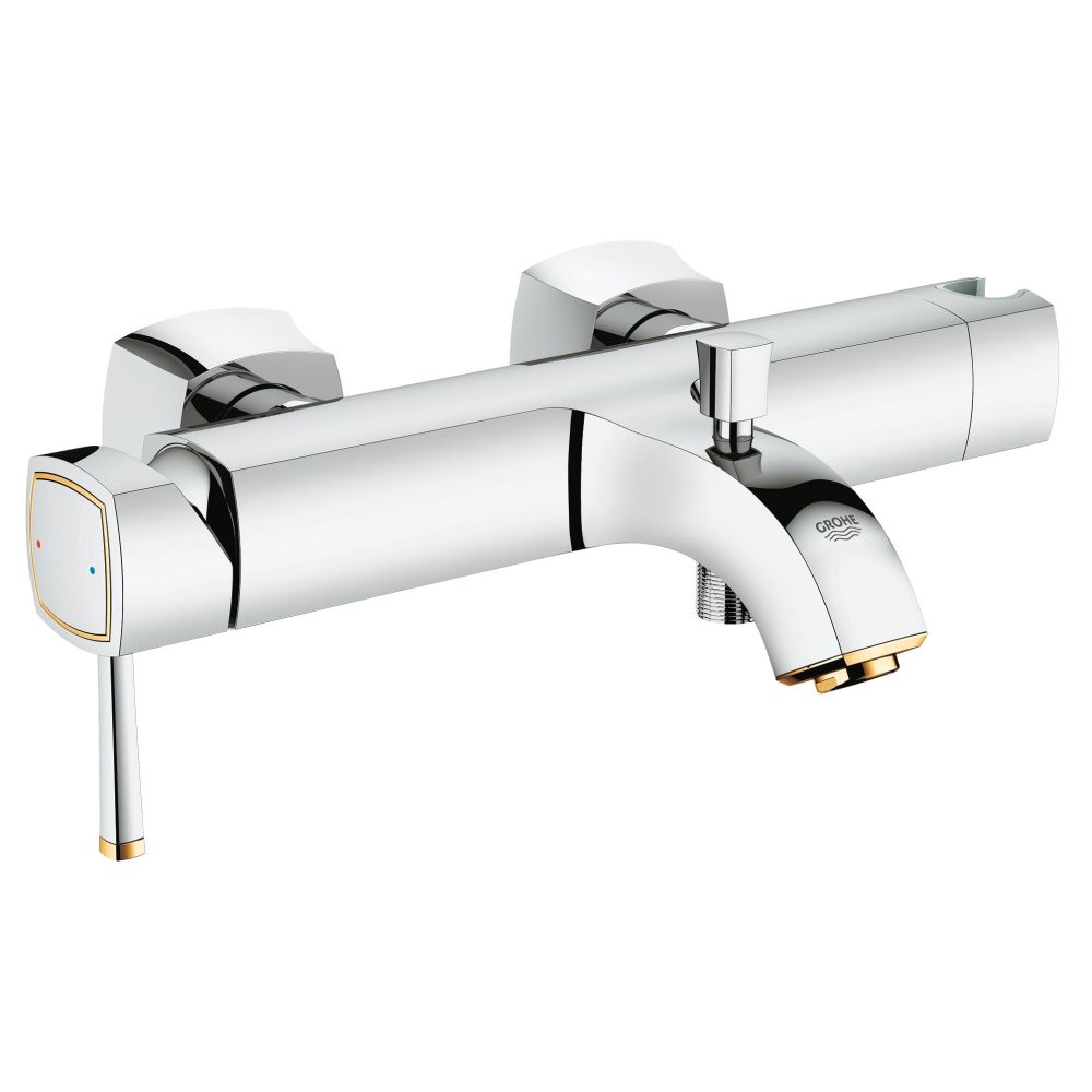 Смеситель для ванны GROHE Grandera, хром/золото (23317IG0)