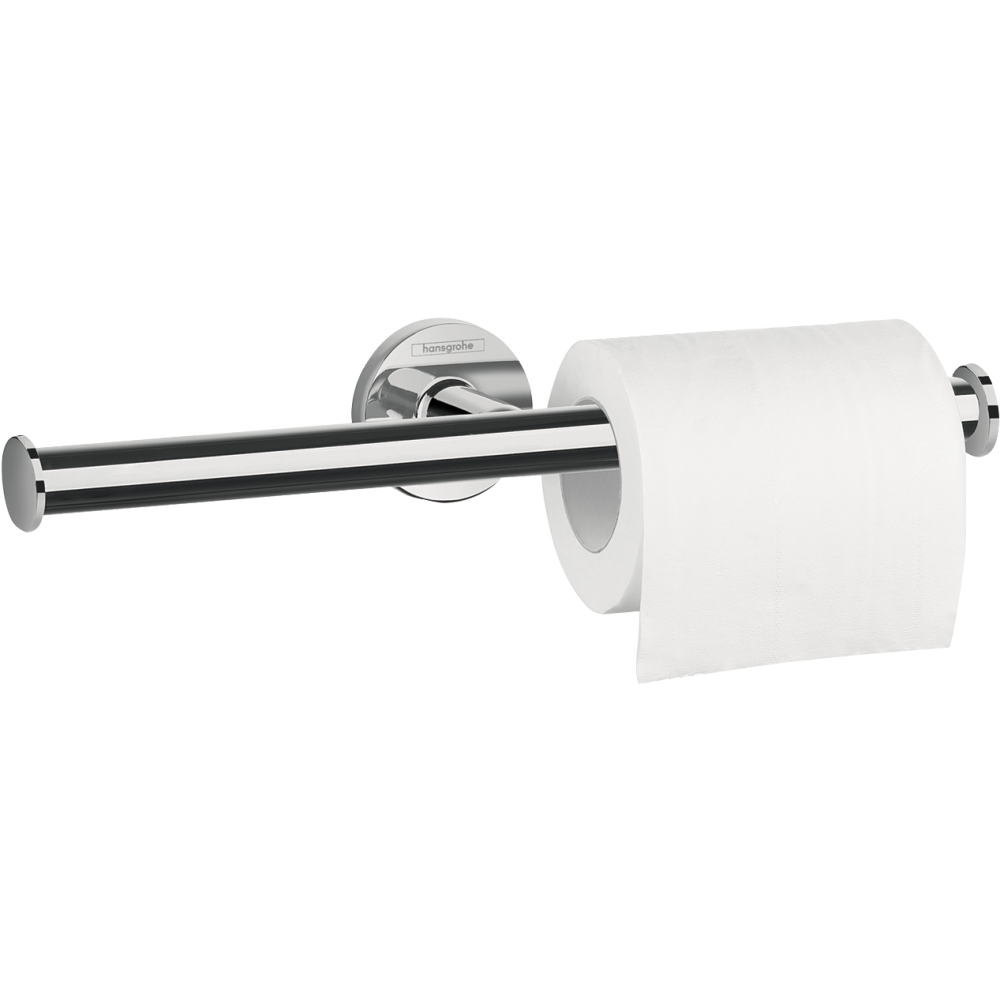 Держатель для туалетной бумаги hansgrohe Logis Universal двойной, без крышки 41717000, хром