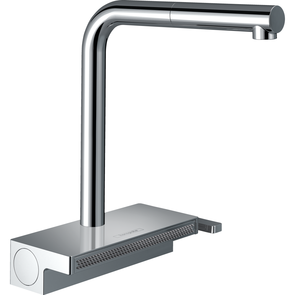 Смеситель для кухонной мойки hansgrohe Aquno Select M81 250, с вытяжным душем 2jet, sBox 73830000, хром