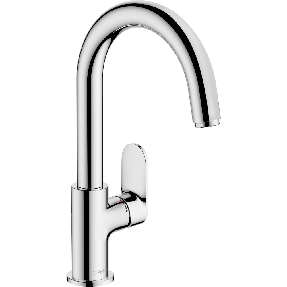 Смеситель для раковины hansgrohe Vernis Blend 210, со сливным гарнитуром 71554000, хром