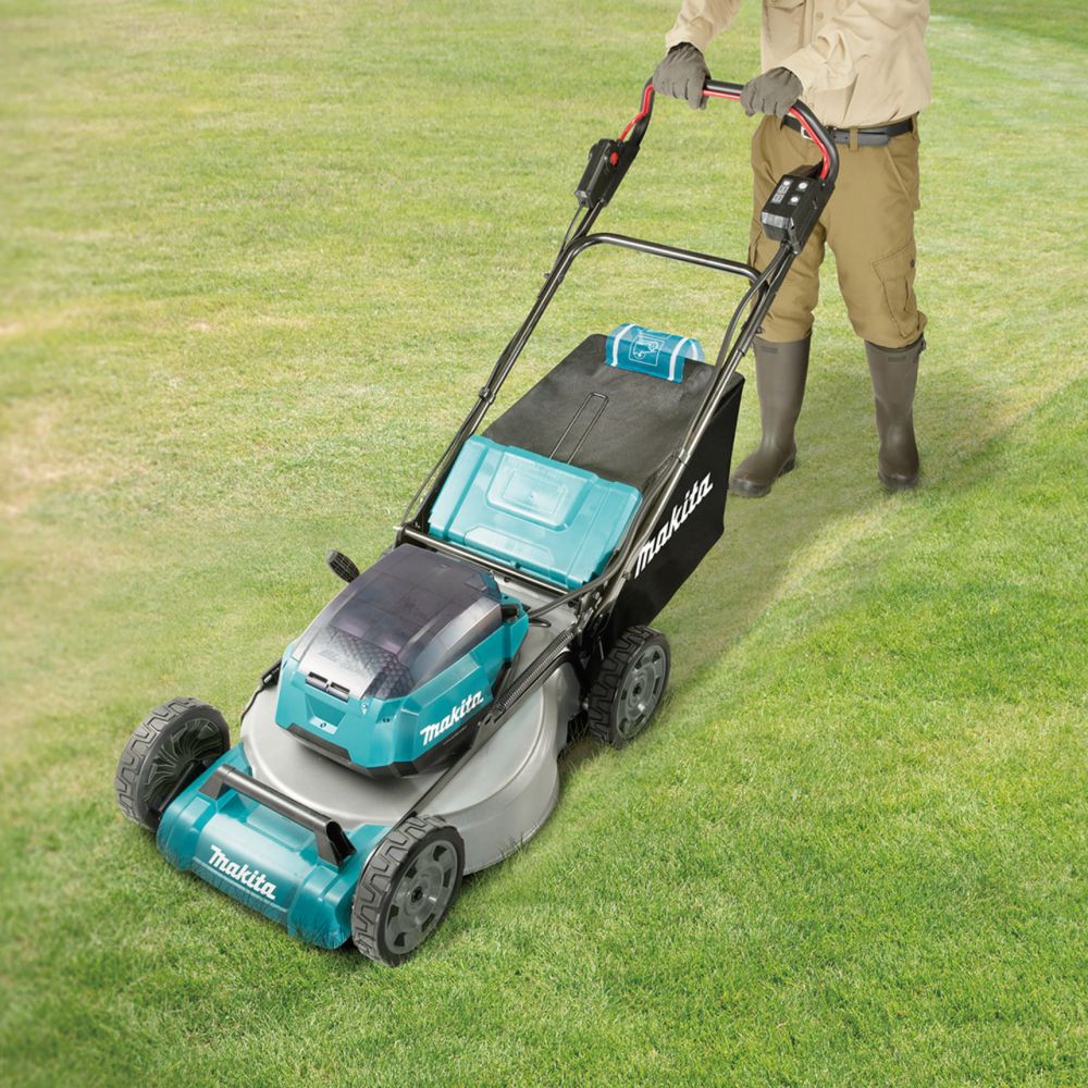 Аккумуляторная газонокосилка Makita LXT 2x18 В, 53 см, 70 л, без АКБ и ЗУ, DLM530Z