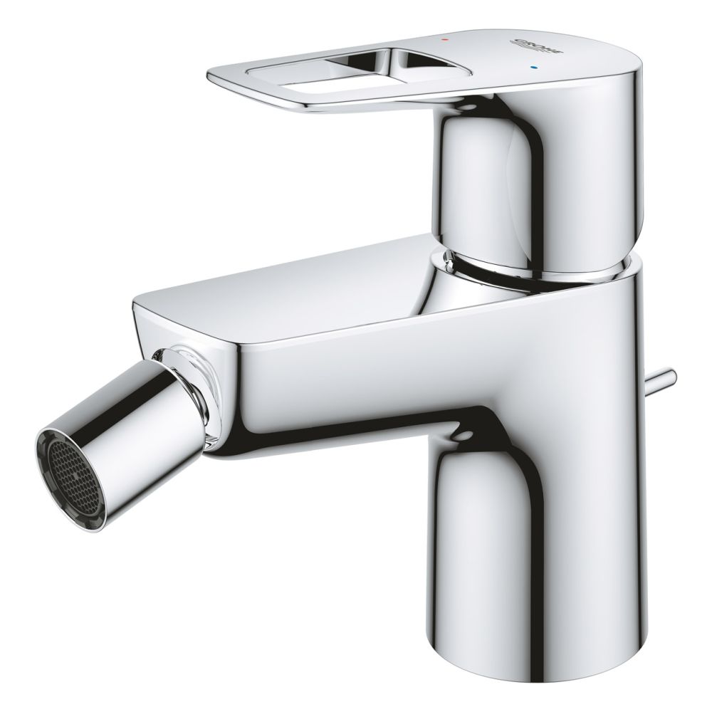 Смеситель для биде GROHE BauLoop с рычажным донным клапаном, хром (23338001)
