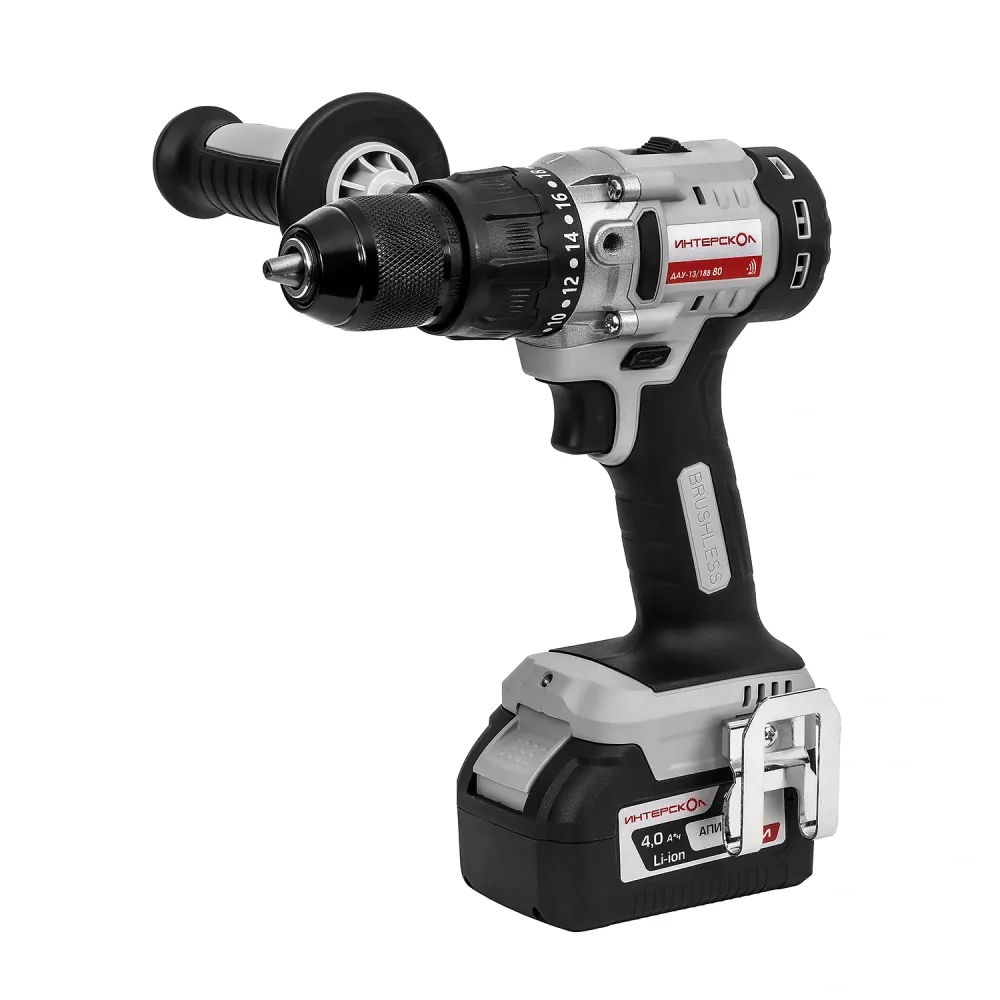 Аккумуляторная ударная дрель-шуруповерт ИНТЕРСКОЛ ДАУ-13/18В 80, 18 В, 1800 об/мин, без АКБ и ЗУ (786.0.0.70)