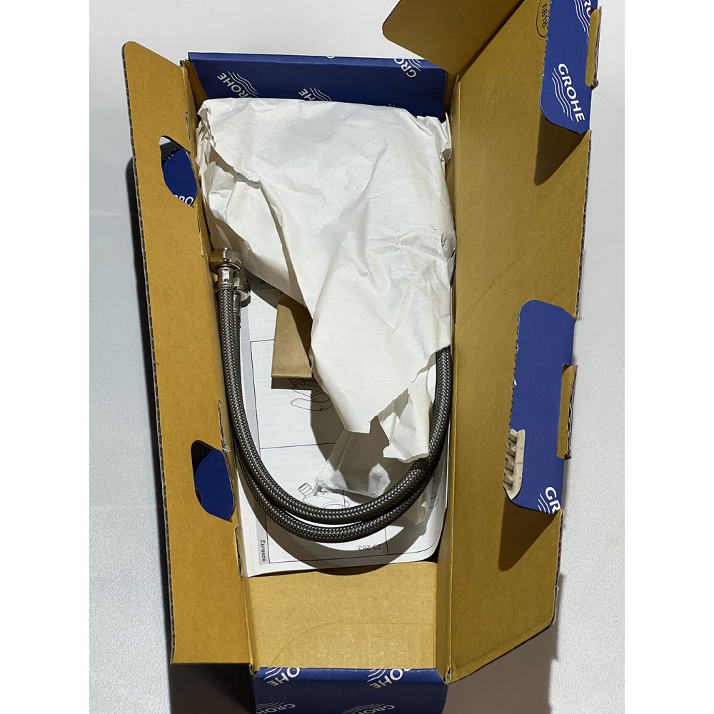 Смеситель для раковины GROHE Euroeco с цепочкой, S-size, хром (32881000/U), уцененный товар