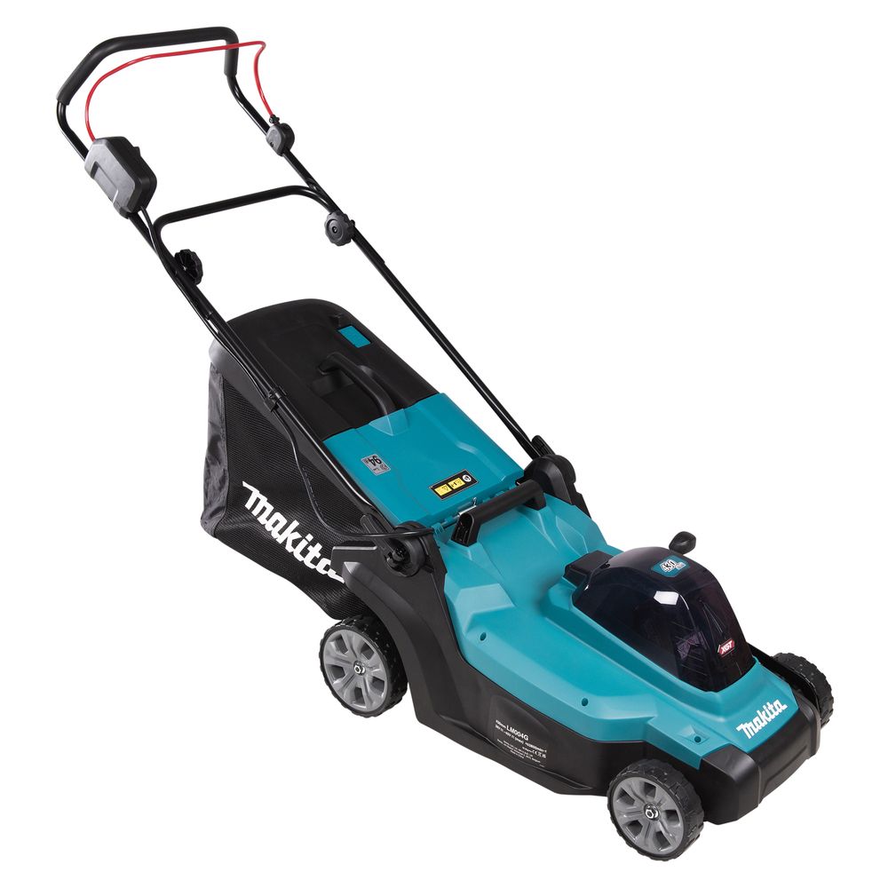 Аккумуляторная газонокосилка Makita LM004GM103, 40 В, 3800 об/мин, 50 л, с АКБ 4 Ач и ЗУ