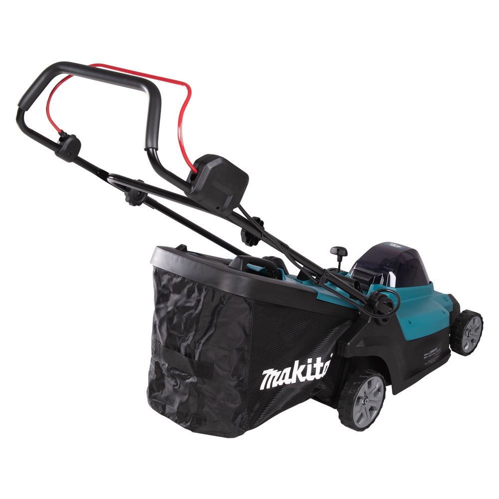Аккумуляторная газонокосилка Makita LM004GM103, 40 В, 3800 об/мин, 50 л, с АКБ 4 Ач и ЗУ