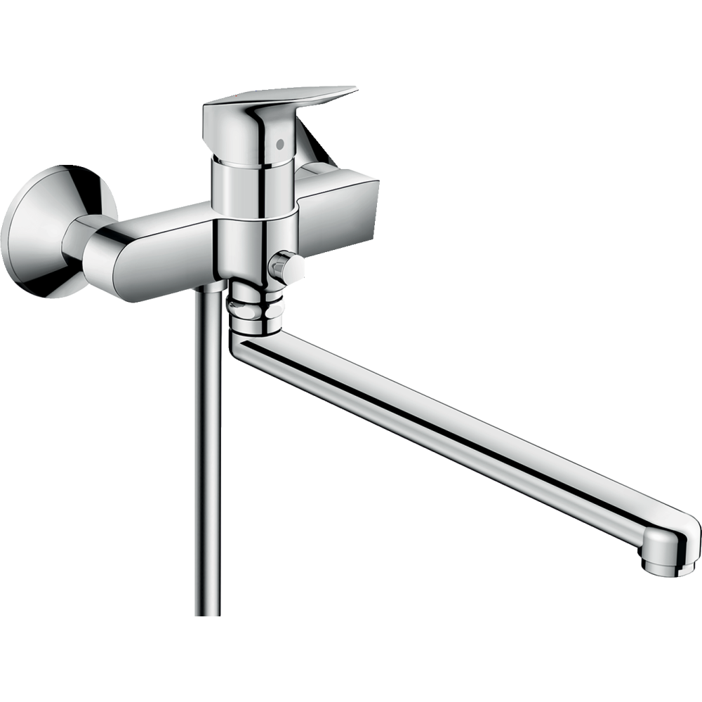 Смеситель для ванны hansgrohe Logis внешнего монтажа 71402000, хром