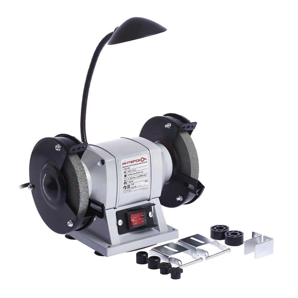 Заточная машина ИНТЕРСКОЛ Т-125/120, 120 Вт, 125 мм, 2950 об/мин, 539.1.0.00