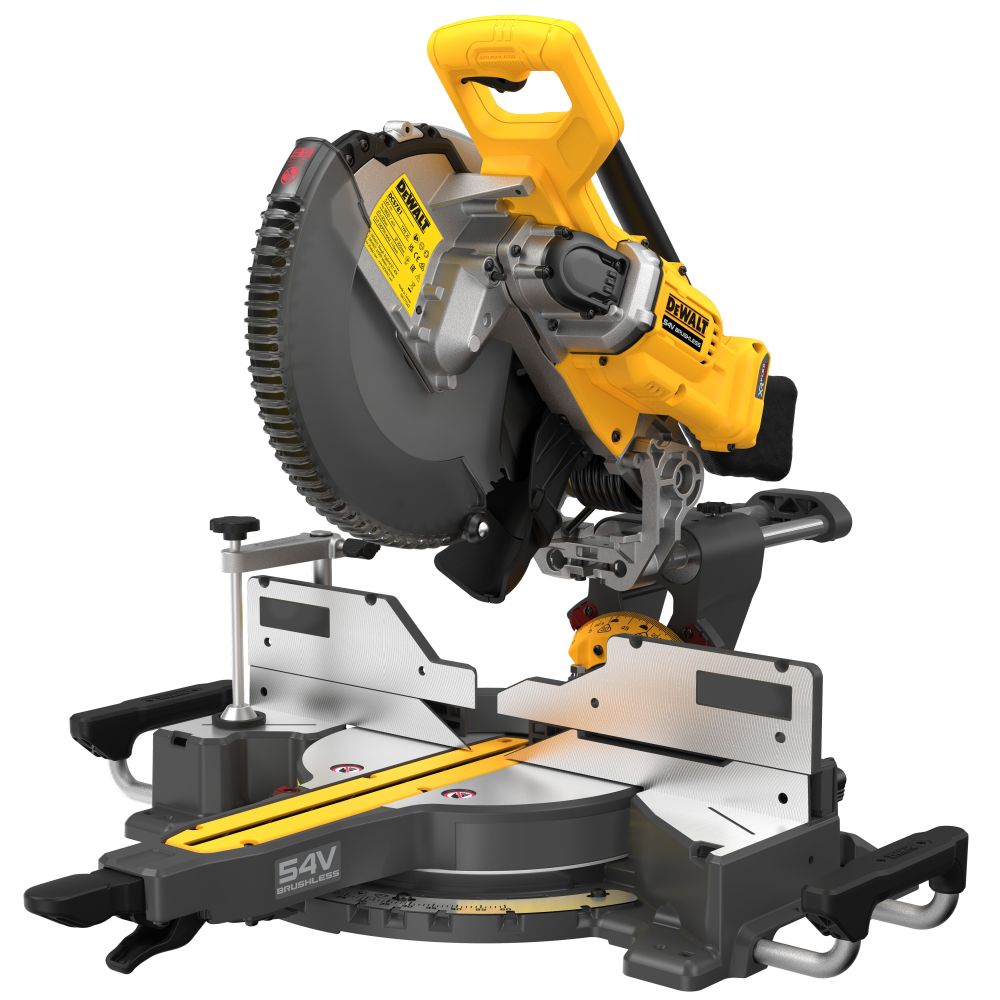 Аккумуляторная торцовочная пила DEWALT DCS781X2, 54 В, 305 мм, 3800 об/мин, с 2 АКБ 3 Ач и ЗУ (DCS781X2-QW)