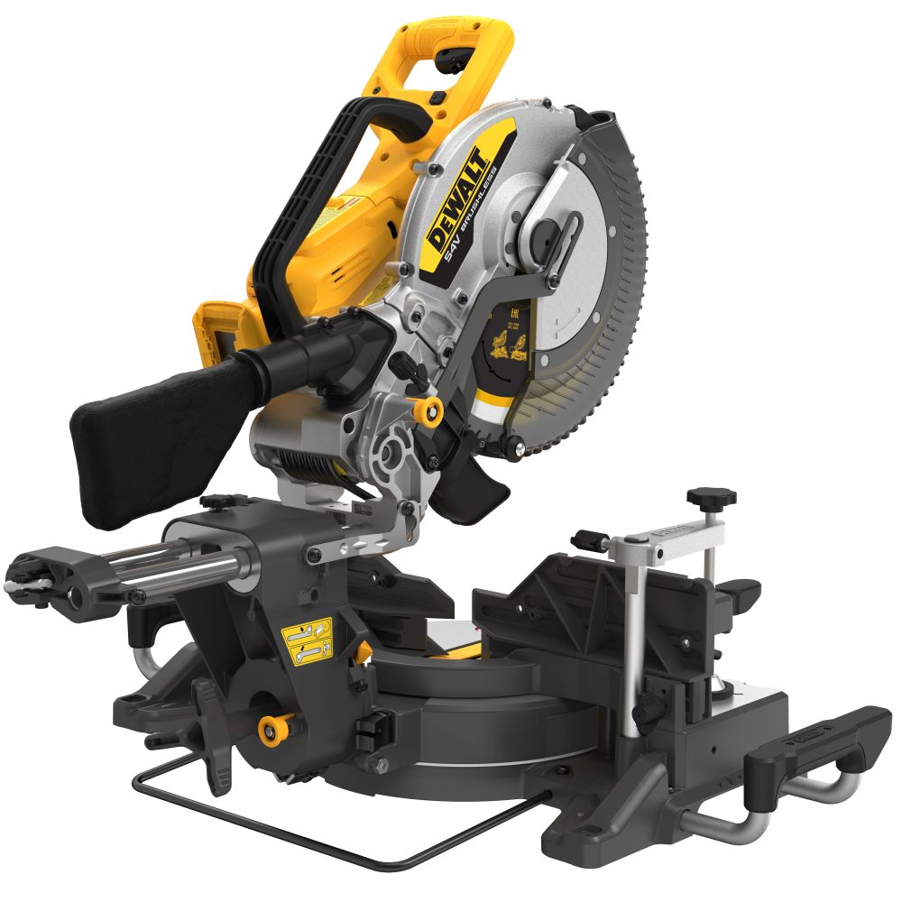 Аккумуляторная торцовочная пила DEWALT DCS781X2, 54 В, 305 мм, 3800 об/мин, с 2 АКБ 3 Ач и ЗУ (DCS781X2-QW)