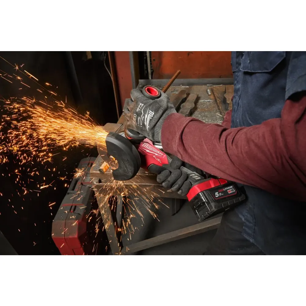 Аккумуляторная угловая шлифмашина Milwaukee M18 FSAG125X-0, 18 В, 125 мм, 8500 об/мин, без АКБ и ЗУ, 4933478701