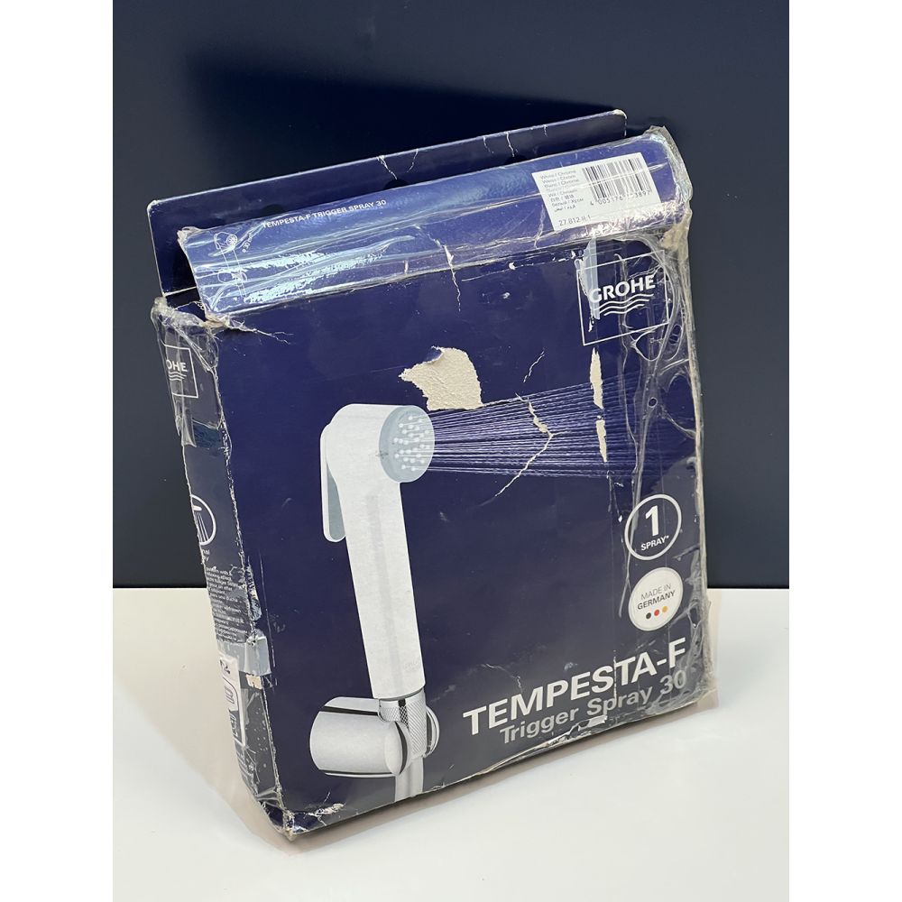 Набор для гигиенического душа GROHE Tempesta-F Trigger Spray 30, 1250 мм, белый/хром (27812IL1/U), уцененный товар