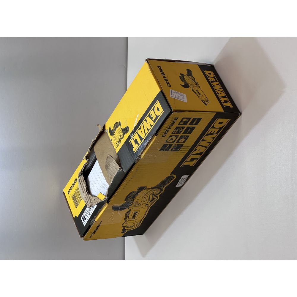 Угловая шлифмашина DEWALT DWE4233, 1400 Вт, 125 мм, 11500 об/мин, (УЦЕНЕННЫЙ ТОВАР) (DWE4233-QS/U)