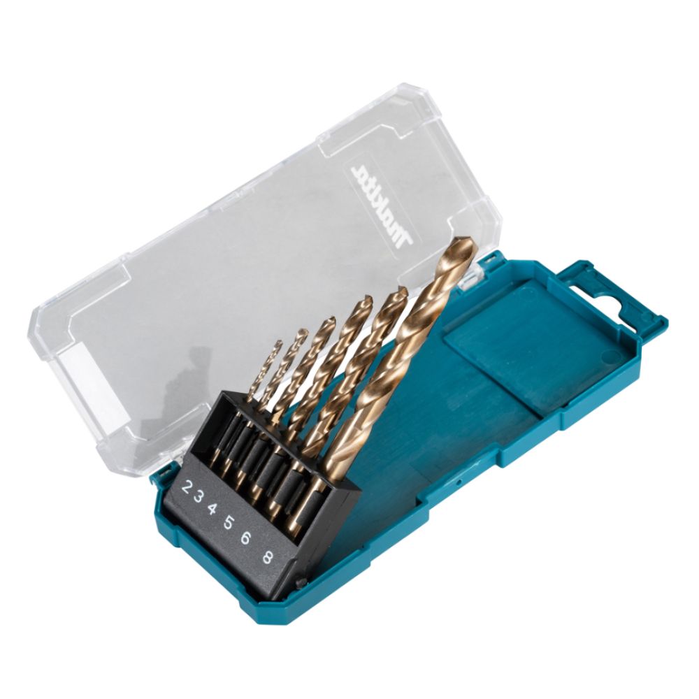 Набор сверл Makita HSS-Co 6 шт. (2, 3, 4, 5, 6, 8 мм), D-75758