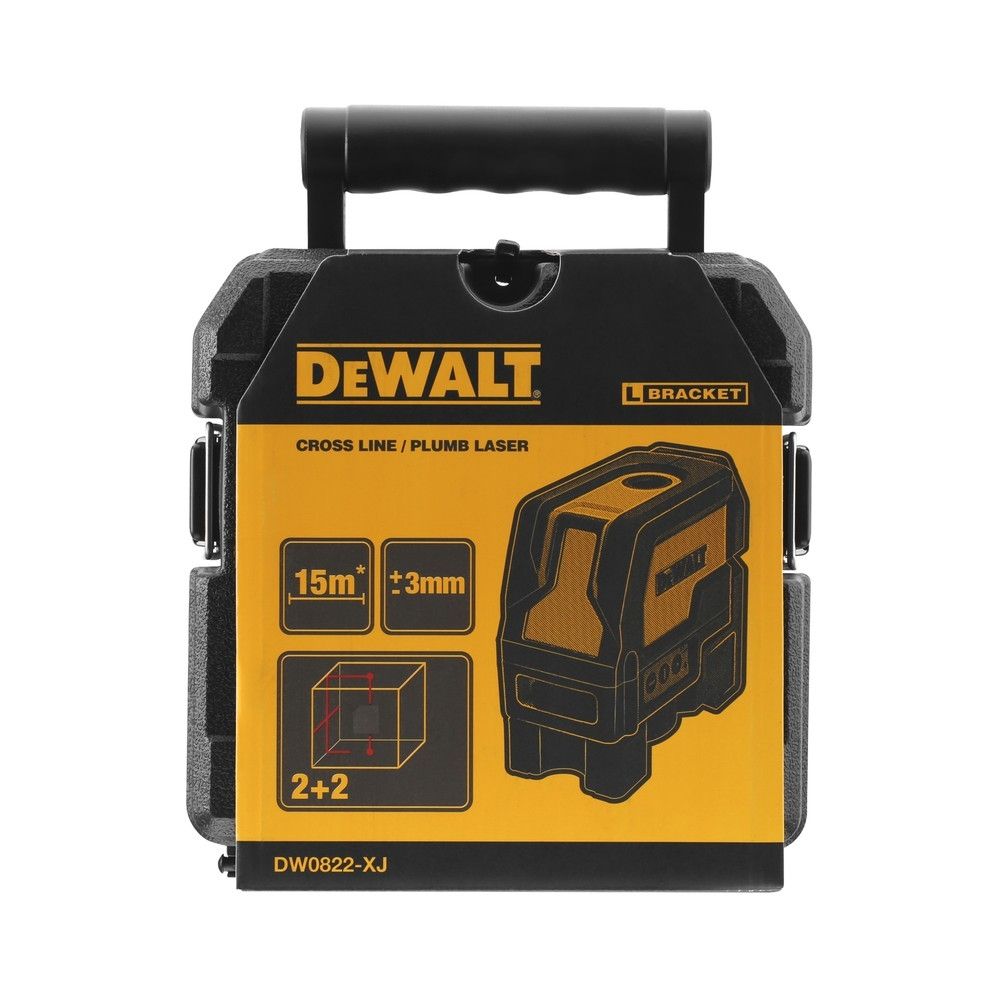 Самовыравнивающийся линейный КРАСНЫЙ лазерный уровень DEWALT DW0822