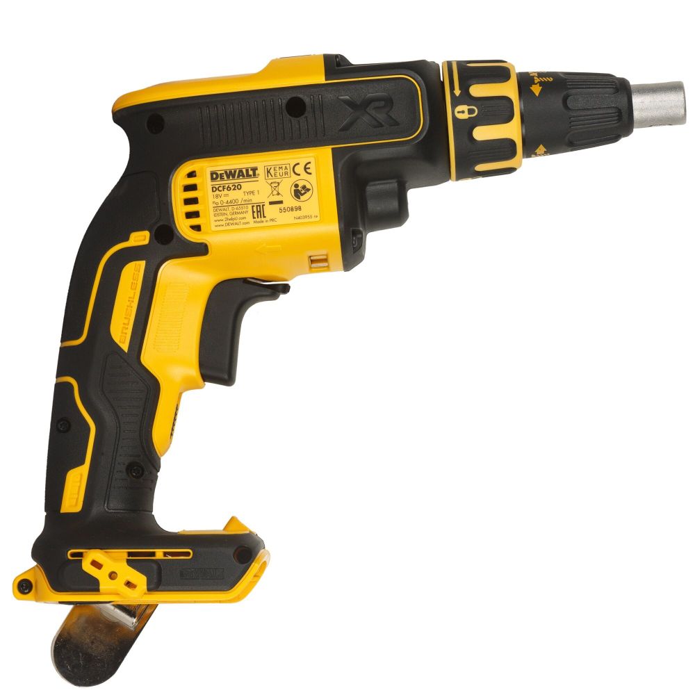 Аккумуляторный ленточный шуруповерт DEWALT DCF620D1, 18 В, 30 Нм, 4400 об/мин, с АКБ 2 Ач и ЗУ (DCF620D1N-XJ)