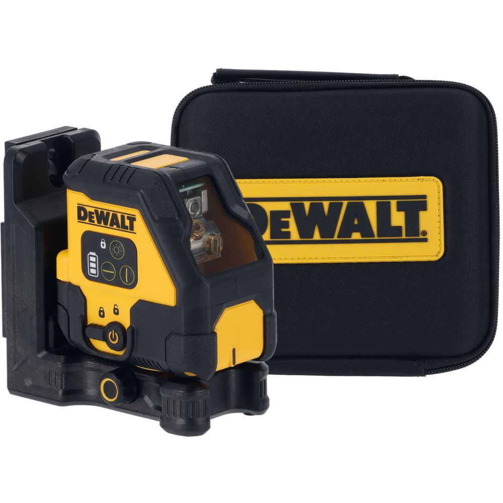 Аккумуляторный лазерный нивелир DEWALT DCLE14201RB, красный луч, 30 м, в чехле (DCLE14201RB-XJ)