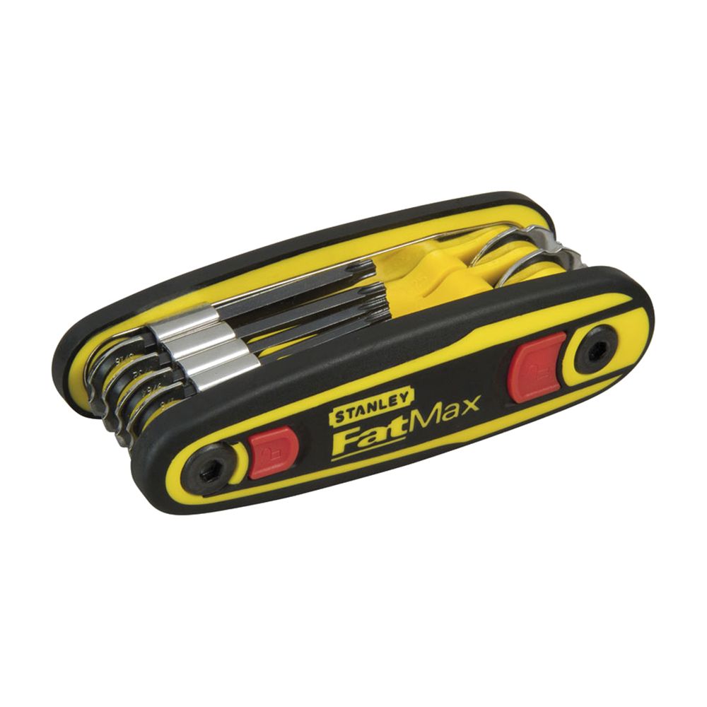 Набор из 8 торцевых шестигранных складных ключей FatMax Locking TORX с фиксатором T9–T40 STANLEY 0-97-553