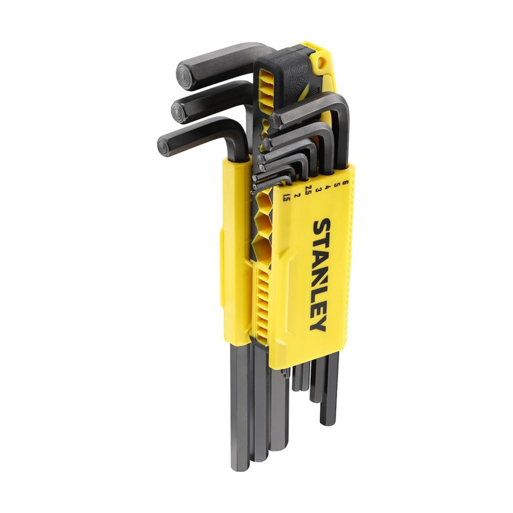 Набор из 9 ключей торцевых шестигранных метрических Hex Grip STANLEY 0-89-904, 1,5-2-2,5-3-4-5-6-8-10 мм