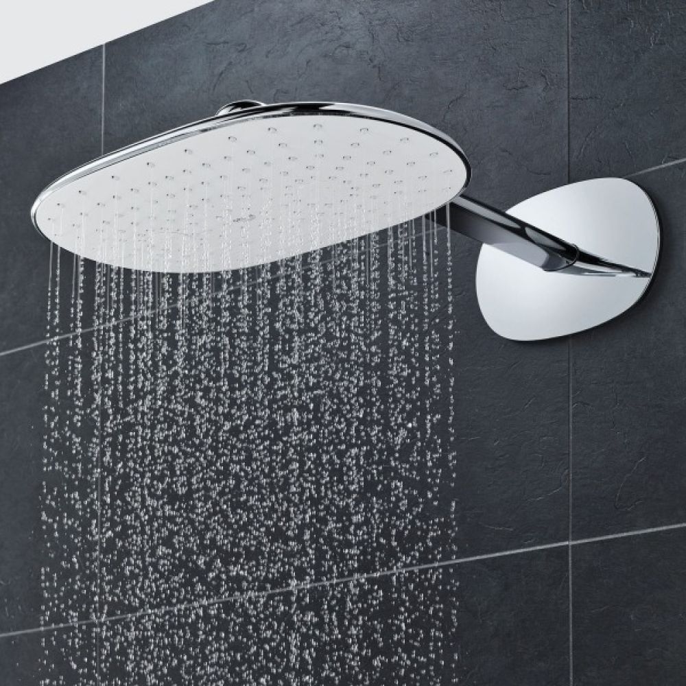 Верхний душ GROHE Rainshower 360 MONO с душевым кронштейном, 1 режим, 450 мм, хром (26450000)