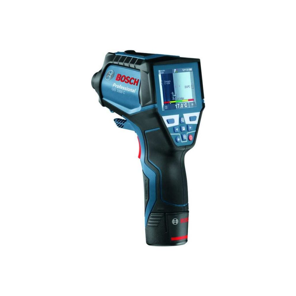 Термодетектор - пирометр Bosch GIS 1000 C Prof, для измерения температур и уровня влажности, 0601083300