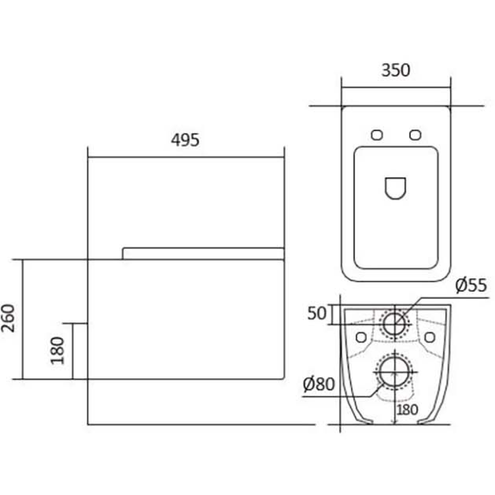 Унитаз Aquatek ЛИБРА New подвесной с сиденьем с микролифтом, белый AQ1148N-00