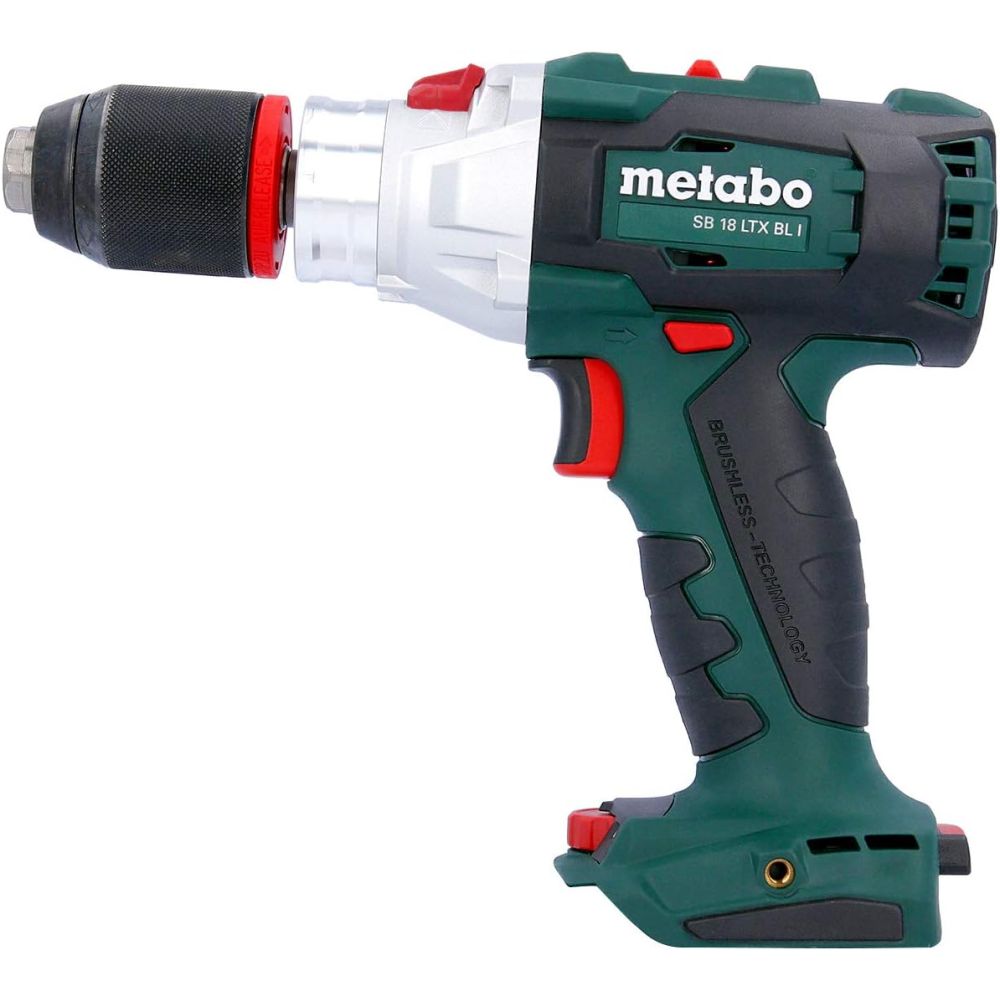 Аккумуляторная ударная дрель-шуруповерт Metabo SB 18 LTX BL I, 18 В, 2000 об/мин, 38000 уд/мин, без АКБ и ЗУ (602360850)