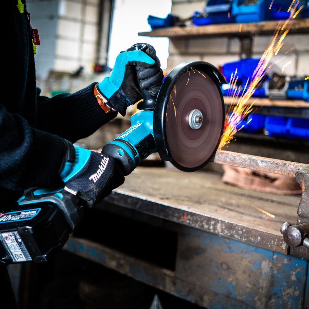 Аккумуляторный набор Makita, 40 В: перфоратор HR007 + угловая шлифмашина GA038, с 2 АКБ 5 Ач и ЗУ, в кейсе