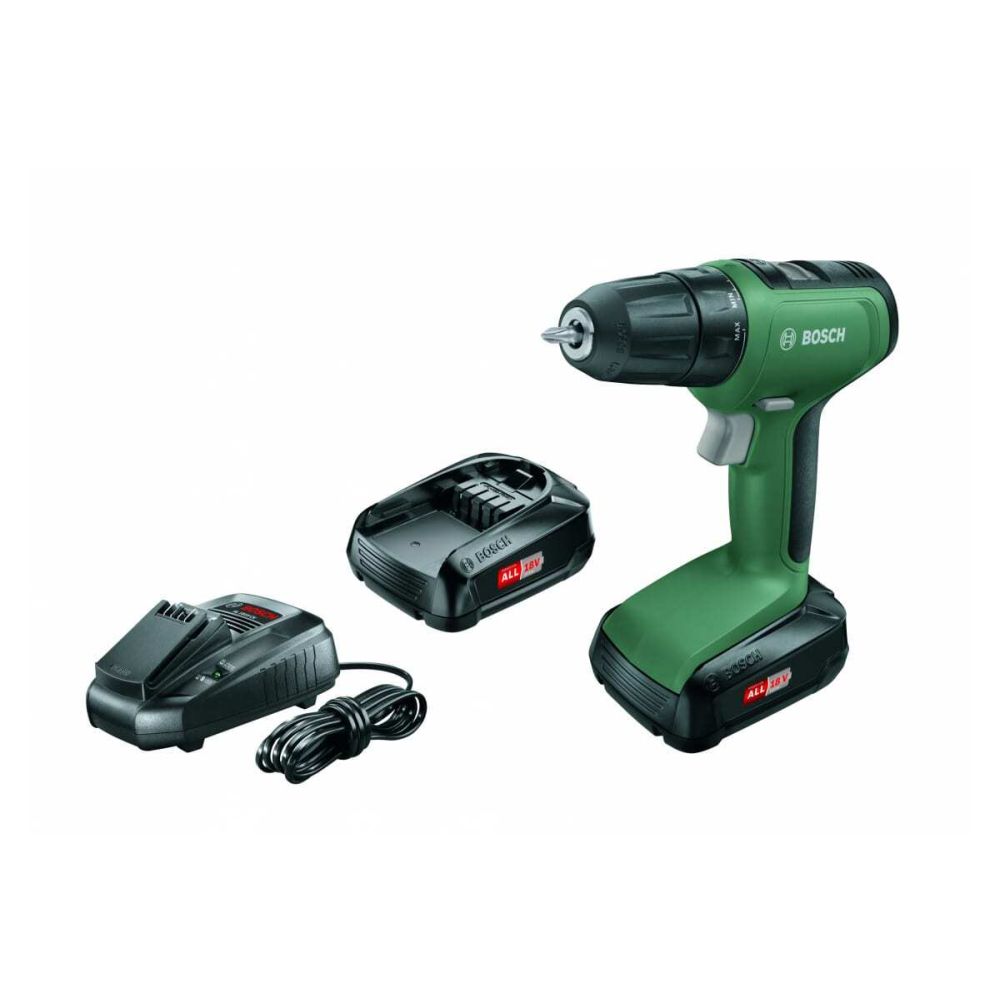 Аккумуляторная дрель-шуруповерт Bosch EasyDrill 18V-40, АКБ 2х1.5Ah, З/У, кейс, 06039D8002