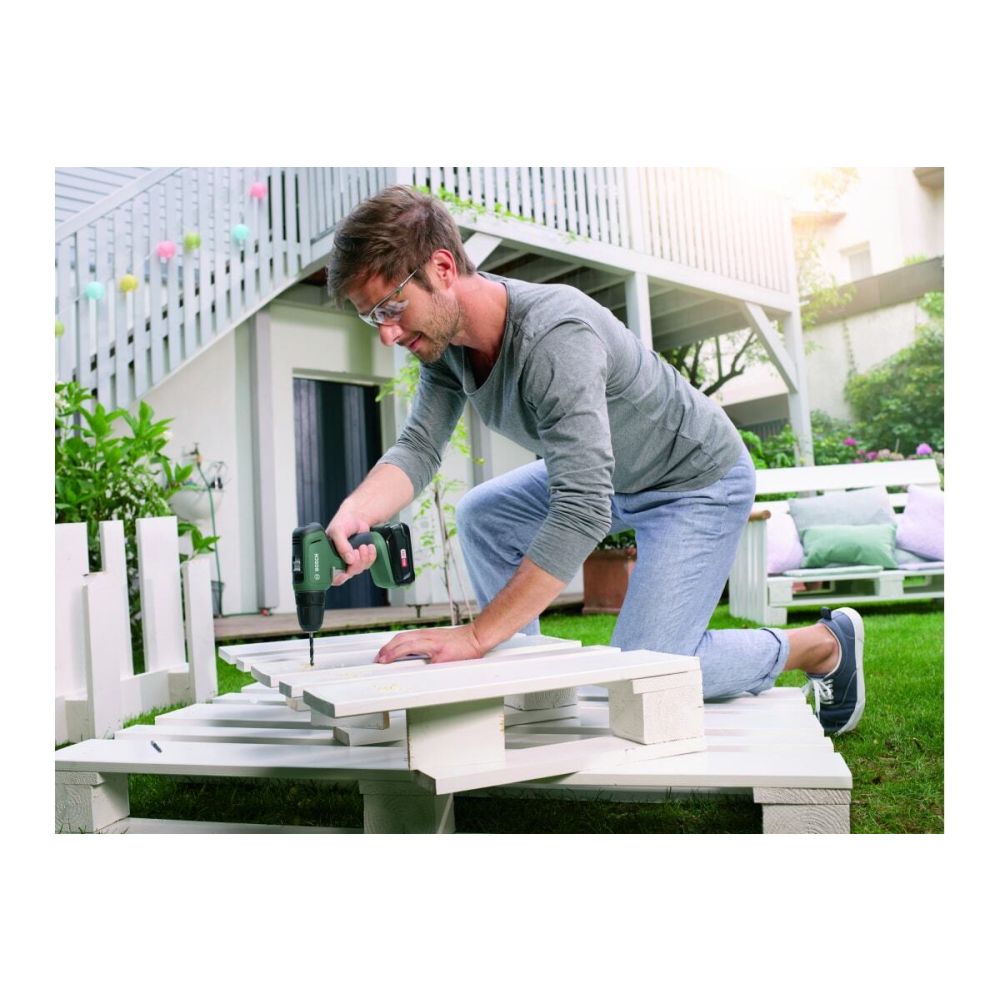 Аккумуляторная дрель-шуруповерт Bosch EasyDrill 18V-40, АКБ 2х1.5Ah, З/У, кейс, 06039D8002