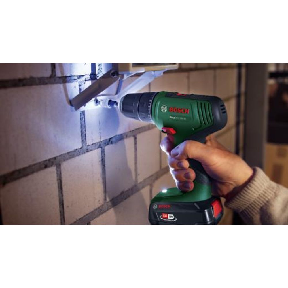 Аккумуляторная дрель-шуруповерт Bosch EasyDrill 18V-40, АКБ 2х2Ah, З/У, кейс, 06039D8005