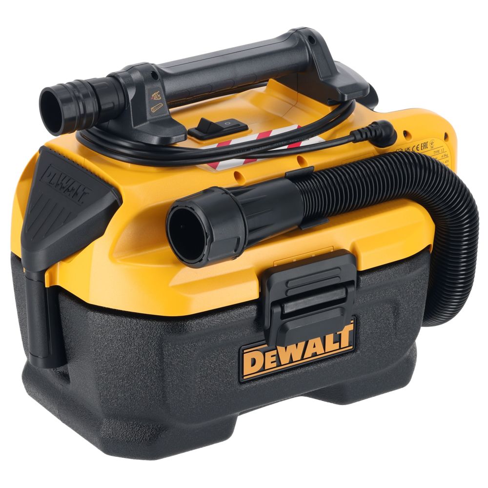 Аккумуляторный строительный пылесос DEWALT DCV584L, с возможностью работы от сети, 14.4/18 В, 7.5 л, без АКБ и ЗУ (DCV584L-QW)
