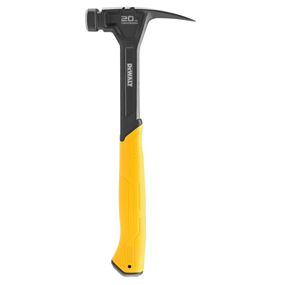 Молоток с прямым заострённым гвоздодёром DEWALT DWHT51004-0, 567 г.