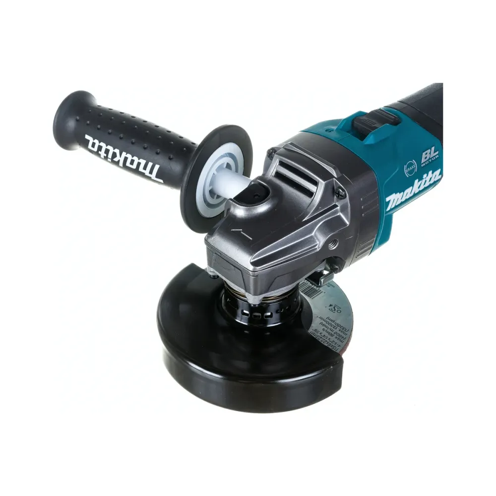Аккумуляторная шлифовальная машина Makita GA004GM201, 40 В, 115 мм, 8500 об/мин, с 2 АКБ 4 Ач и ЗУ