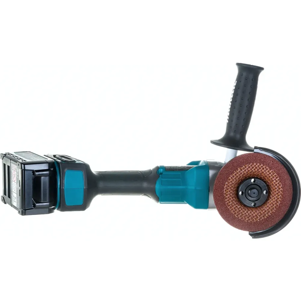 Аккумуляторная шлифовальная машина Makita GA004GM201, 40 В, 115 мм, 8500 об/мин, с 2 АКБ 4 Ач и ЗУ