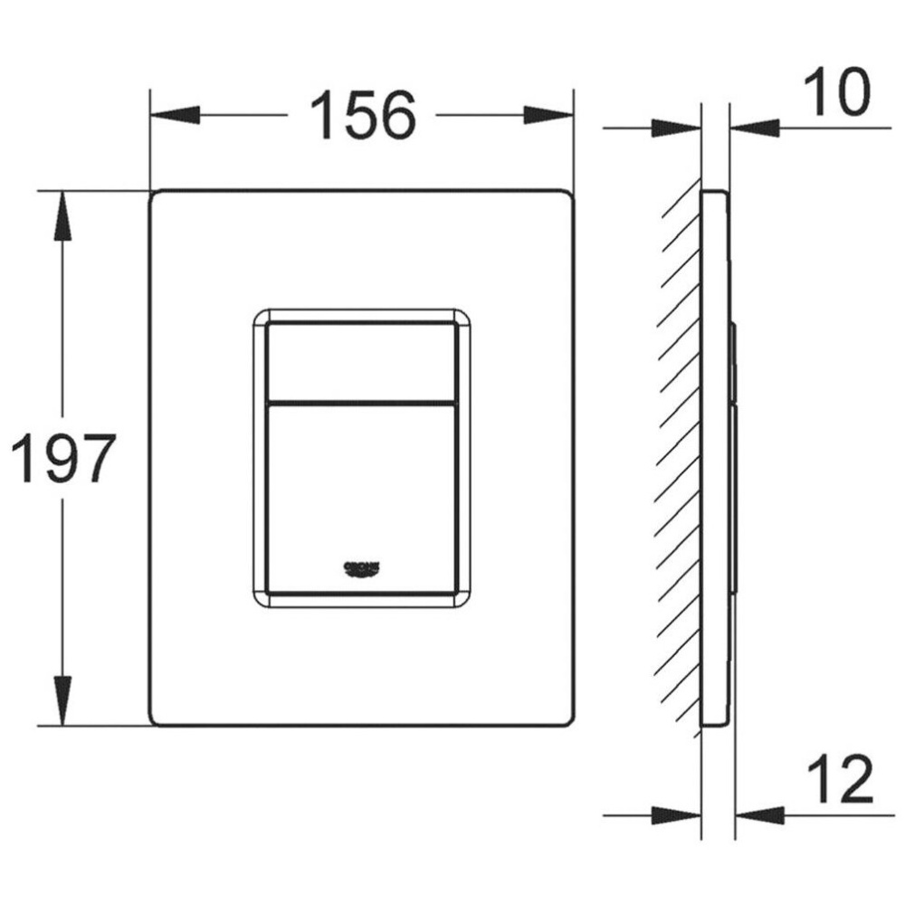 Комплект инсталляции GROHE Solido 38811KF0 с унитазом Aqueduto OVO OVOT2140 и раковиной Aqueduto ESPIRAL ESP0440 (NW0646)