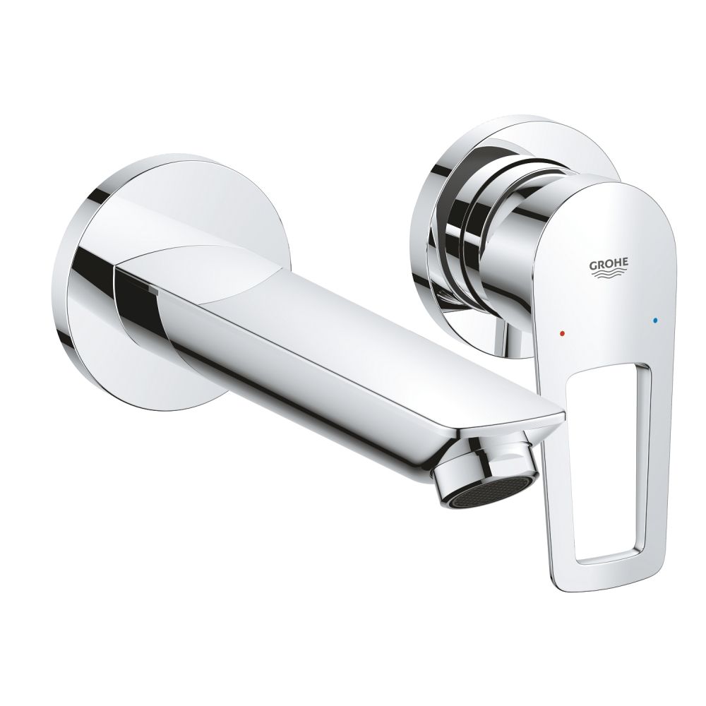 Смеситель для раковины GROHE BauLoop в комплекте с монтажной частью, хром (20289001)