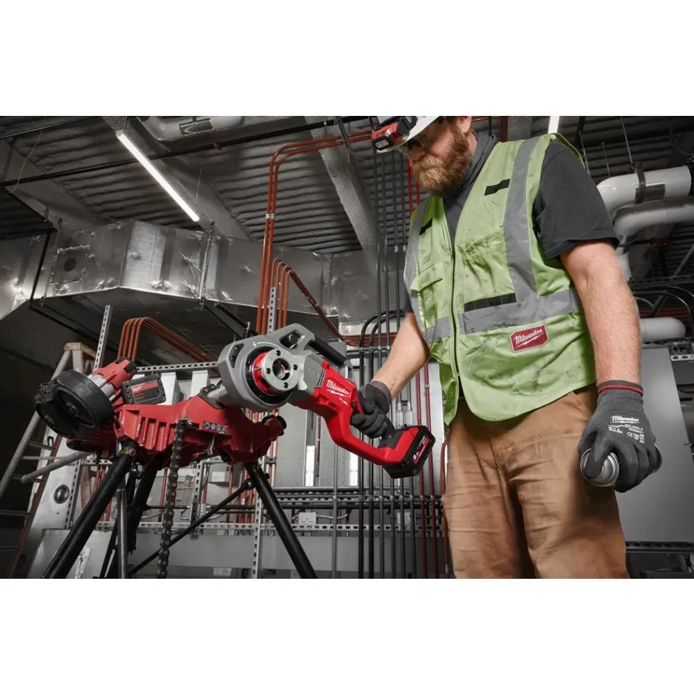 Аккумуляторный резьбонарезной инструмент Milwaukee M18 FPT114-0C, для труб 1¼", 18 В, без АКБ и ЗУ, в кейсе, 4933480220